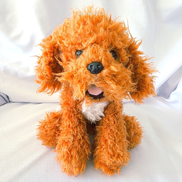 Gund Labradoodle Dog Plush Stuffed Toy Poppy Curly Floppy 12 Inch - Picture 1 of 11
